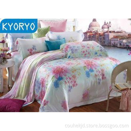 Full Queen Cotton Bedding Sets / Comfortable Breathable Flo